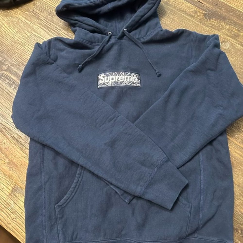 Supreme Hooded Sweatshirt - Bandana Box Logo